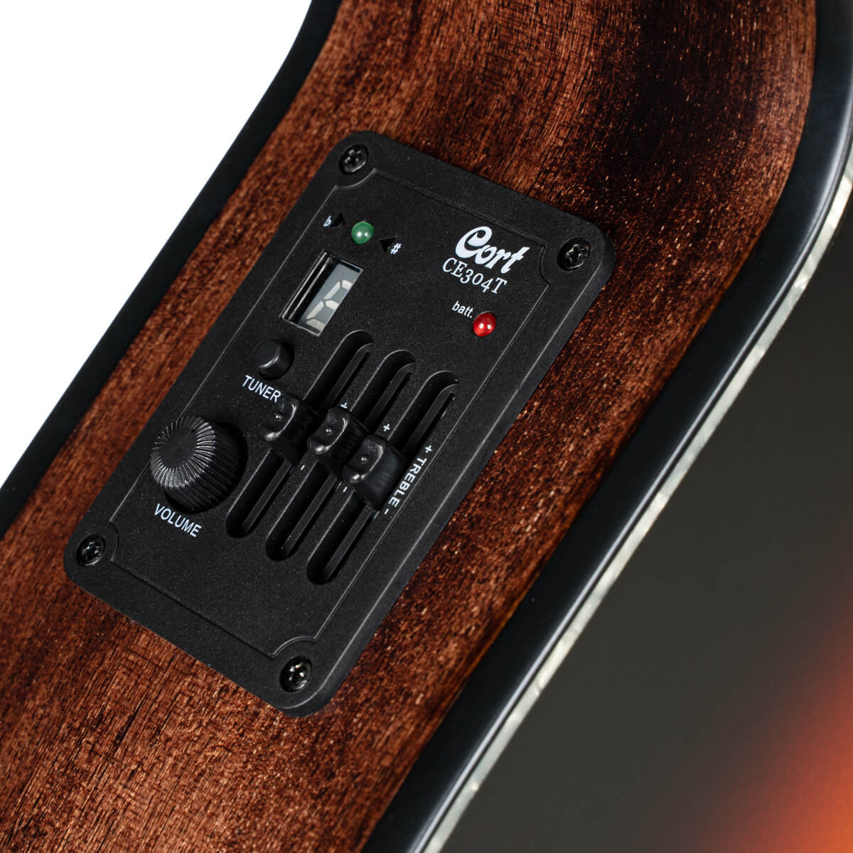 Cort SFX-E-3TSS gitara elektro-akustyczna 3 Tone Satin Sunburst - obrazek 5