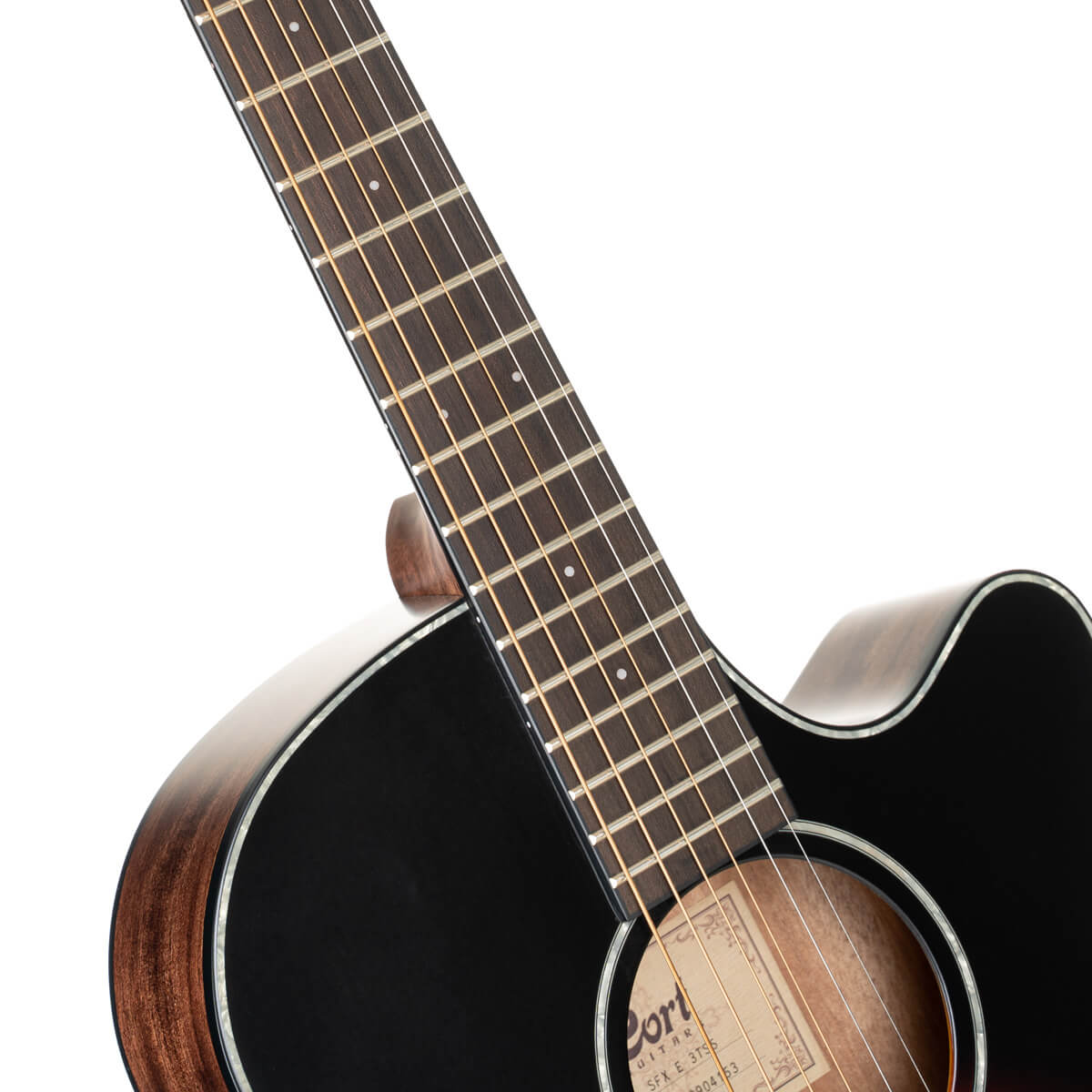Cort SFX-E-3TSS gitara elektro-akustyczna 3 Tone Satin Sunburst - obrazek 4