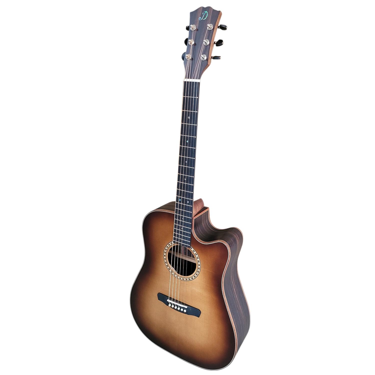 Dowina Bordeaux DCE-LB ds gitara elektro-akustyczna Dreadnought - obrazek 3