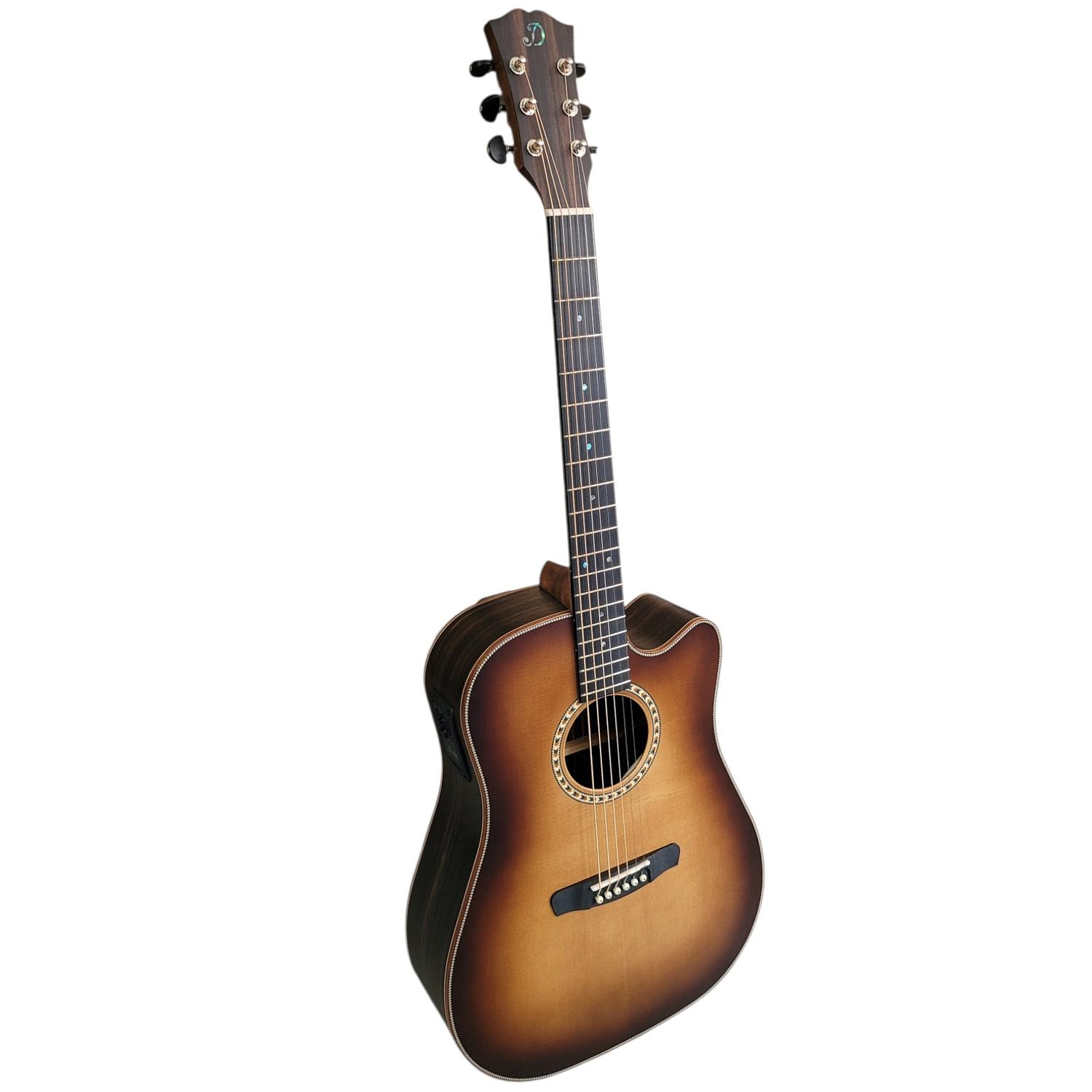 Dowina Bordeaux DCE-LB ds gitara elektro-akustyczna Dreadnought - obrazek 2