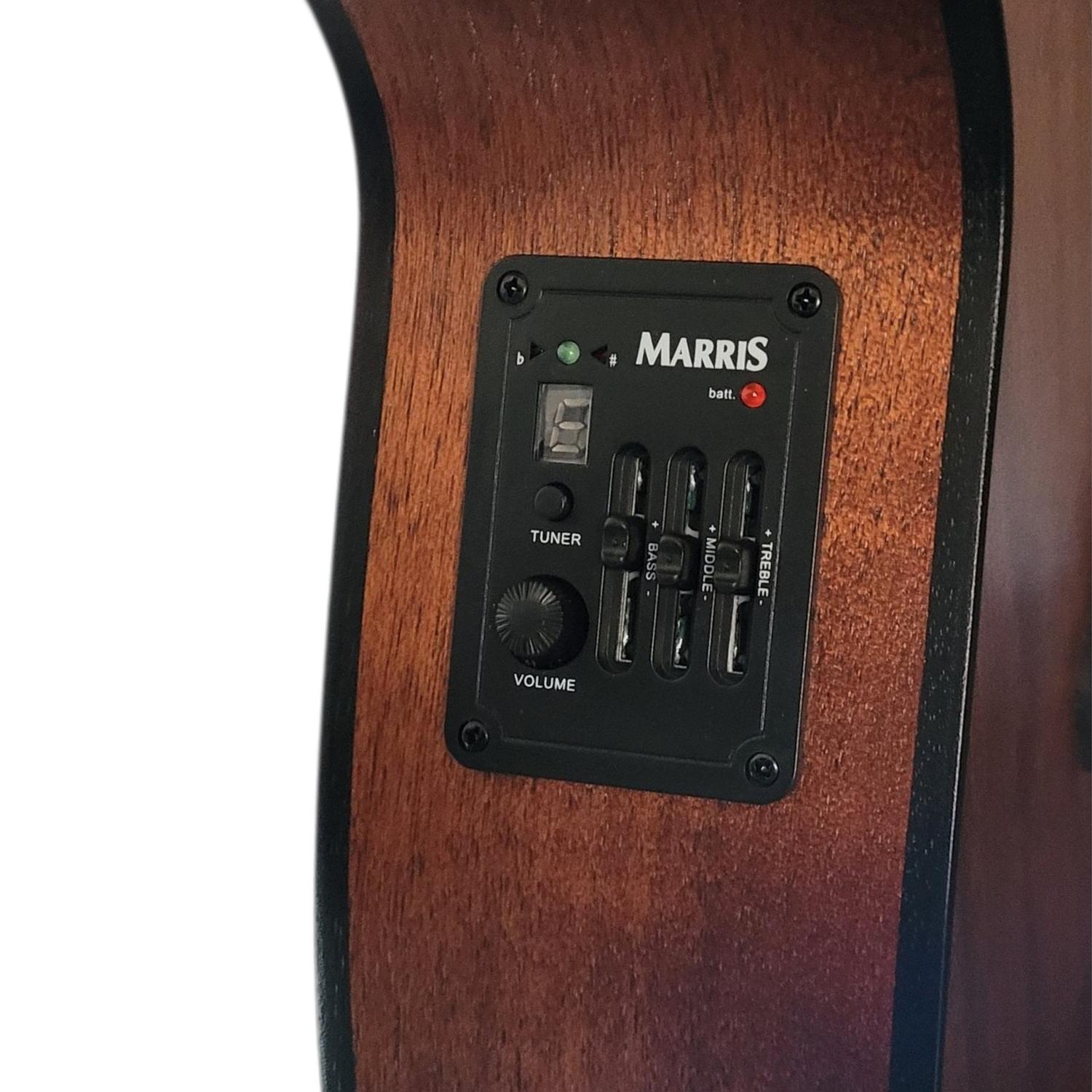 Marris GACEM gitara elektro-akustyczna, mahoń, Grand Auditorium - obrazek 7
