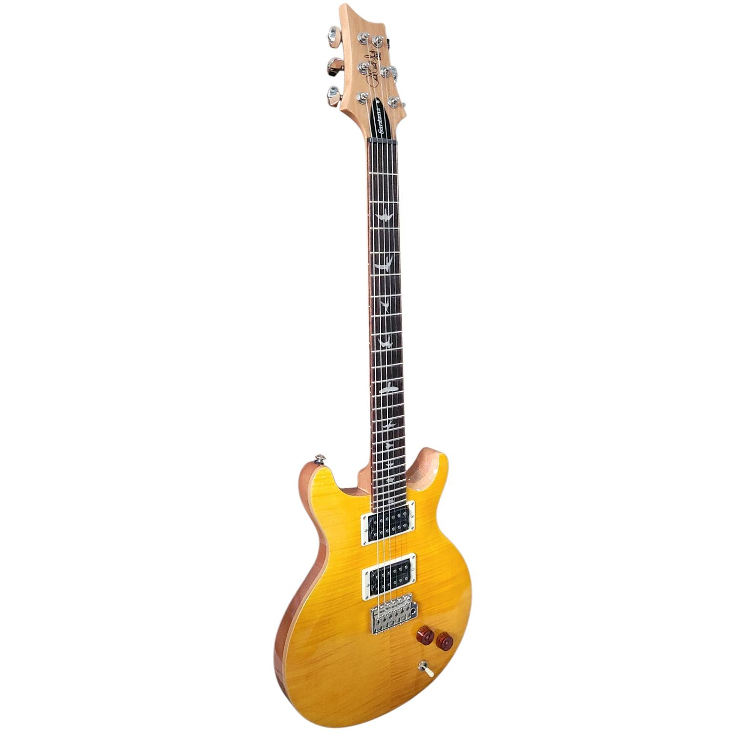 PRS SE Santana Yellow gitara elektryczna, sygnowana z pokrowcem - obrazek 4