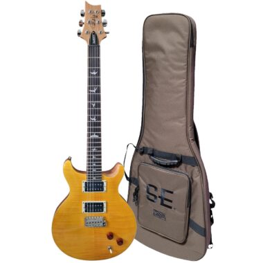 PRS SE Santana Yellow gitara elektryczna, sygnowana z pokrowcem