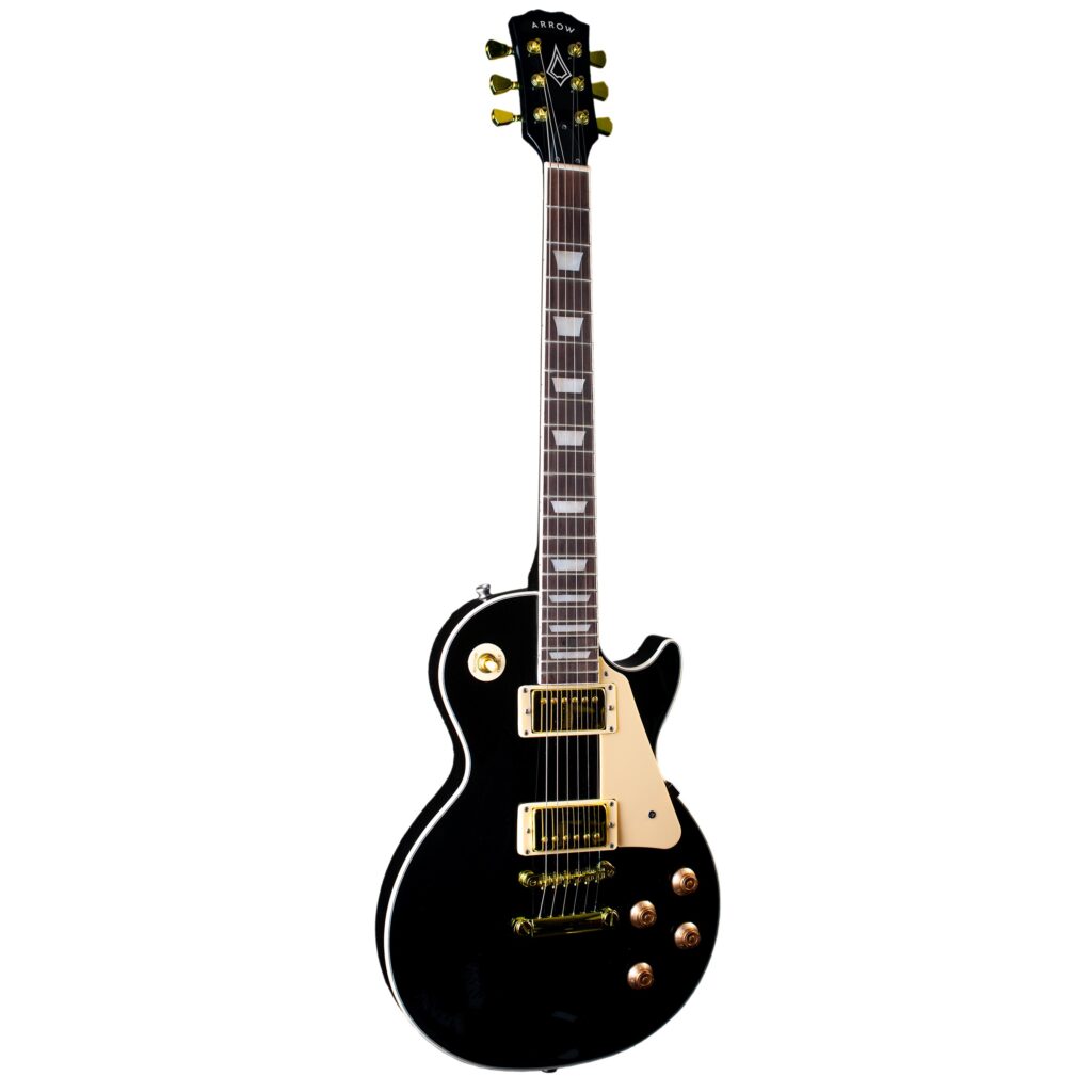 Arrow Riffster LP 22 Abyss Black Rosewood/Cream Gold-H/W gitara elektryczna