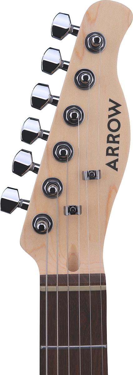 Arrow Telico TL 11 Tobacco Burst Rosewood/White gitara elektryczna - obrazek 5