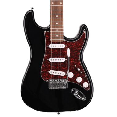 Arrow Tonecaster ST-111 Abyss Black Rosewood T-shell gitara elektryczna kolor czarny gama konin body