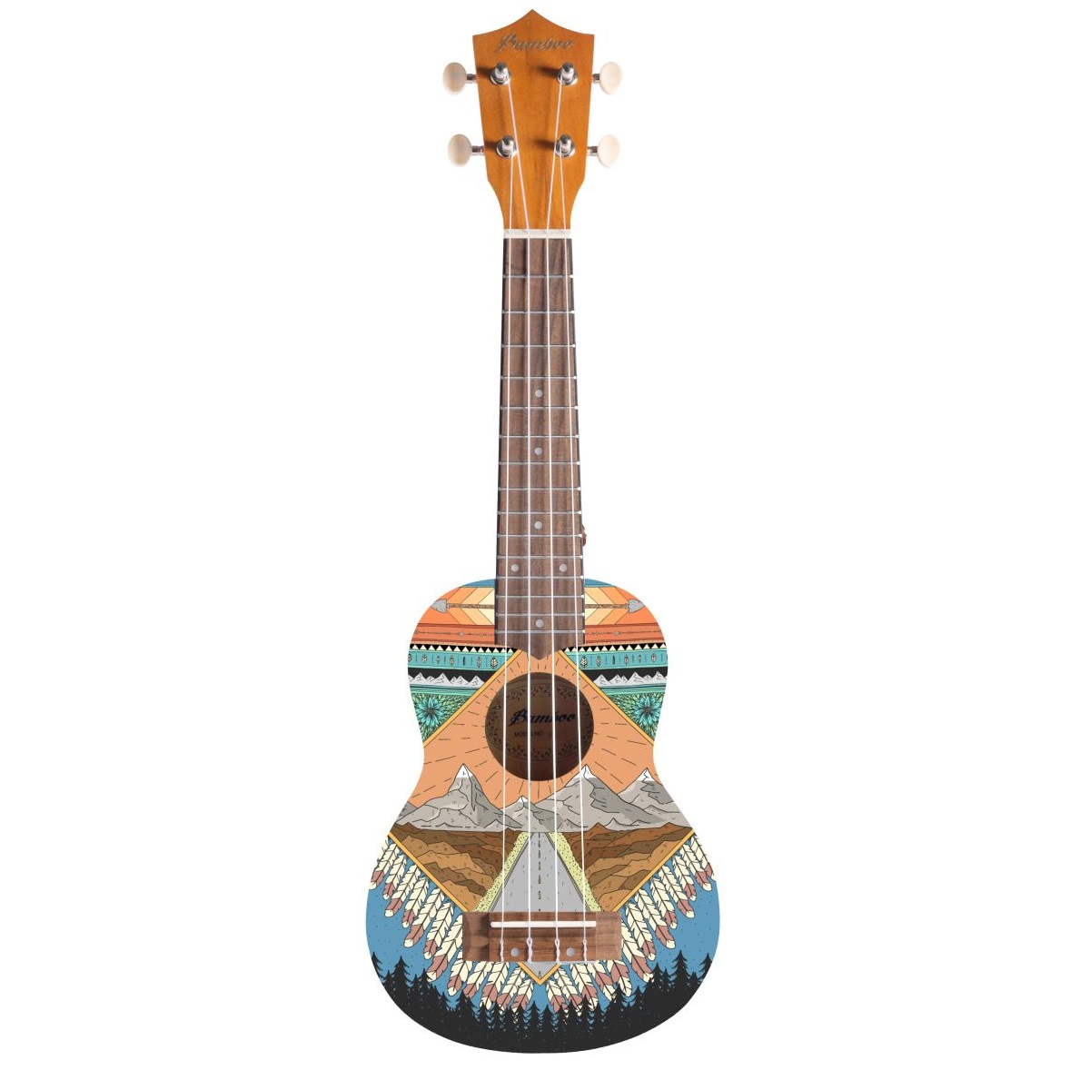 Bamboo BU-21 PATAGONIA ukulele sopranowe z pokrowcem