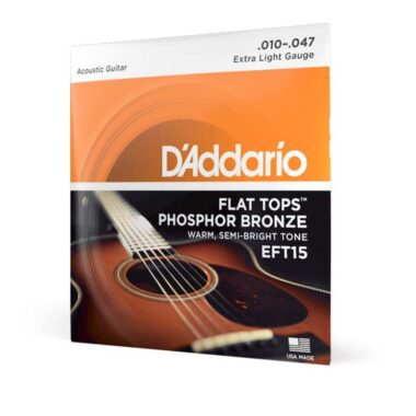D'Addario EFT15 Flat Tops struny do gitary akustycznej phosphor bronze 10-47