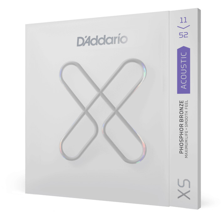 D'Addario XSAPB1152 Phosphor Bronze struny do gitary akustycznej 11-52