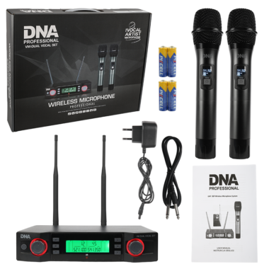 DNA VM DUAL VOCAL SET podwójny zestaw mikrofonów bezprzewodowych do ręki