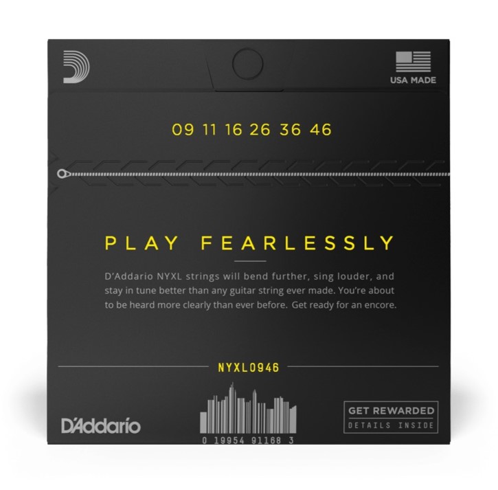 D'addario NYXL 09-46 struny do gitary elektrycznej Super Lite - obrazek 2