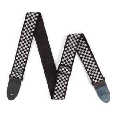 Dunlop D38-31BK pasek do gitary B&W Check