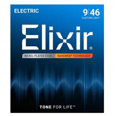 Elixir 12027 NanoWeb  struny do gitary elektrycznej 09-46 Custom Light
