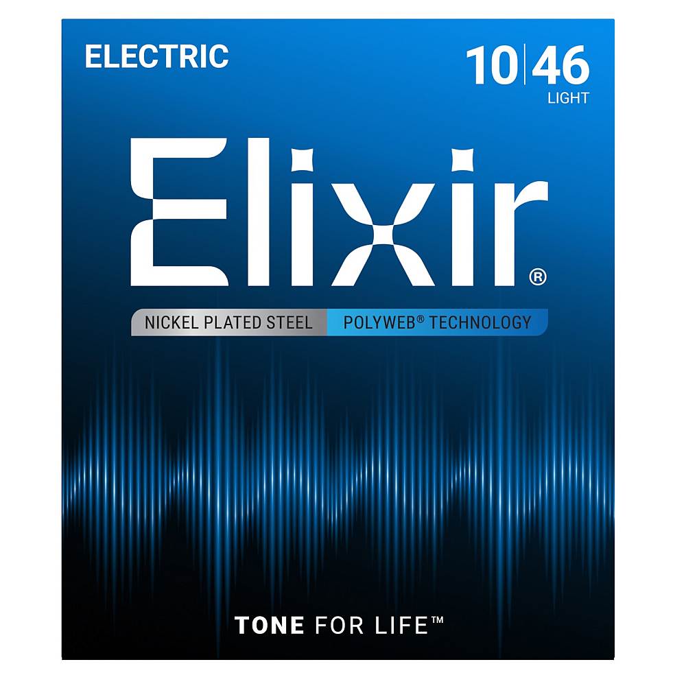 Elixir 12050 PolyWeb struny do gitary elektrycznej 10-46 Light