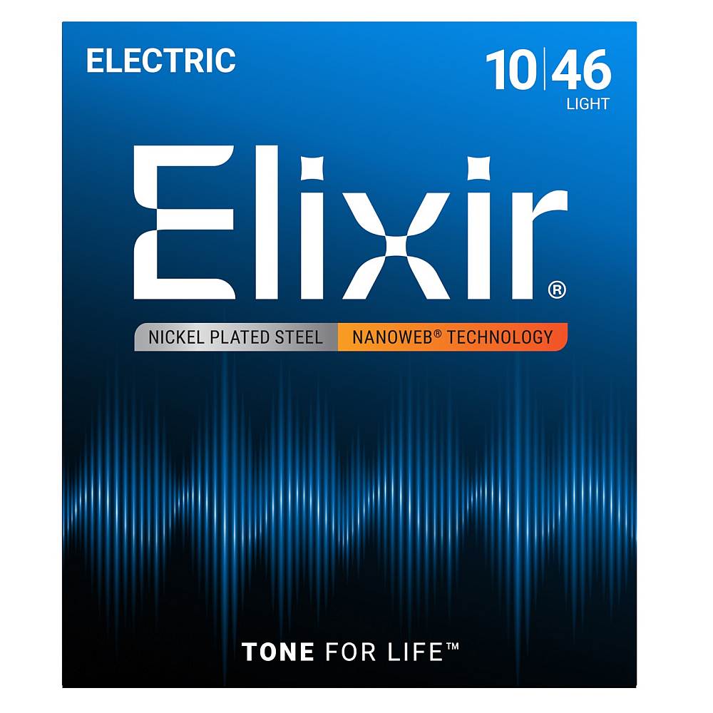 Elixir 12052 NanoWeb struny do gitary elektrycznej 10-46 Light