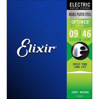 Elixir 19027 Optiweb  struny do gitary elektrycznej 9-46 Custom Light