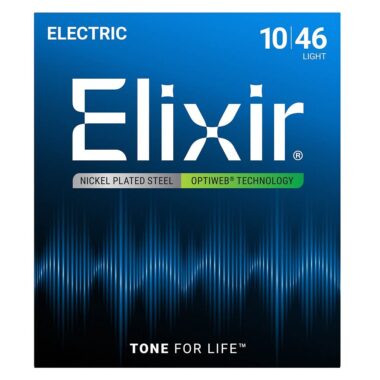 Elixir 19052 Optiweb struny do gitary elektrycznej 10-46 Light