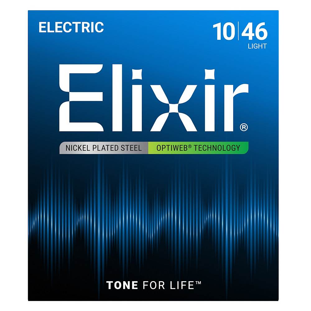 Elixir 19052 Optiweb struny do gitary elektrycznej 10-46 Light