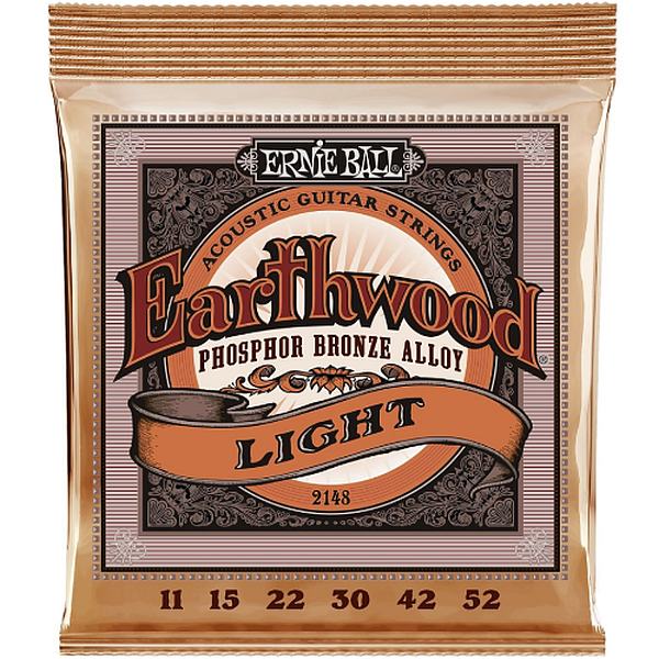 Ernie Ball 2148 struny do gitary akustycznej 11-52 phosphor bronze