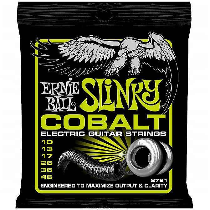 Ernie Ball 2721 Cobalt Slinky struny do gitary elektrycznej 10-46