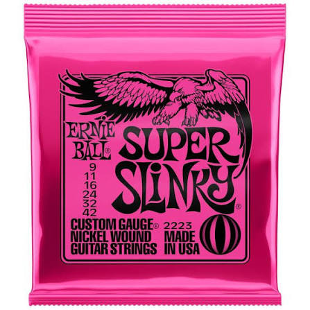 Ernie Ball 2223 Super Slinky struny do gitary elektrycznej 9-42