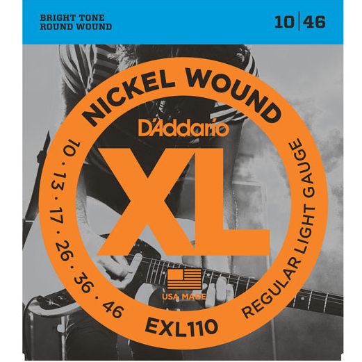 D'Addario EXL110 struny do gitary elektrycznej 10 - 46