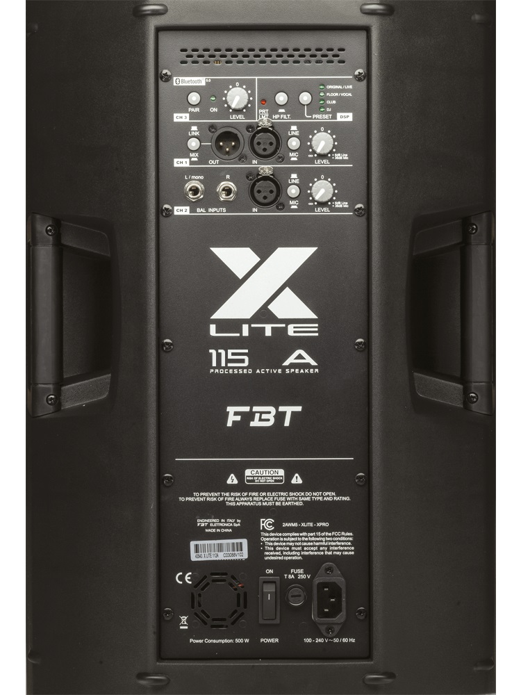 FBT X-Lite 115A aktywna kolumna z Bluetooth 15" - obrazek 3