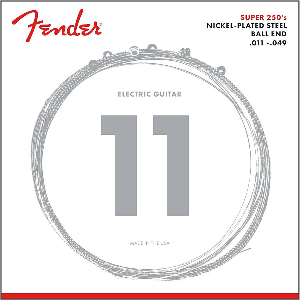 Fender 250M struny do gitary elektrycznej Super 250'S 11-49