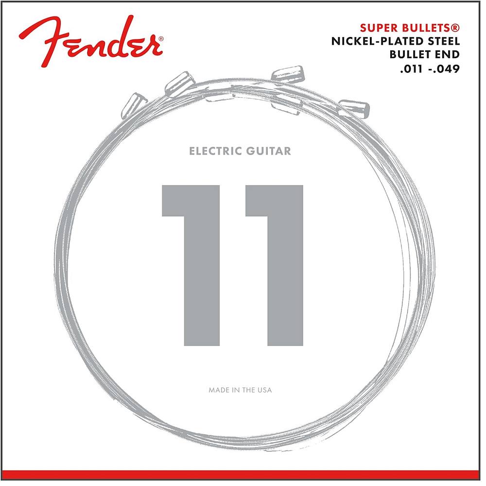 Fender 3250M Super Bullets struny do gitary elektrycznej 11 - 49