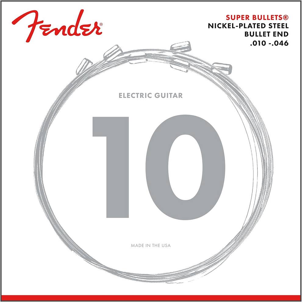 Fender 3250R Super Bullets struny do gitary elektrycznej 10 - 46