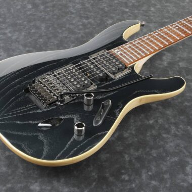 Ibanez S570AH SWK gitara elektryczna gama konin kolor czarny bok tył