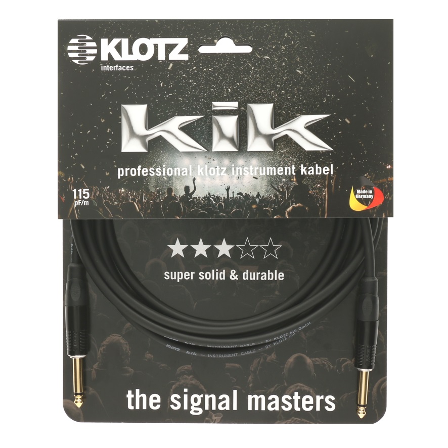 Klotz KIKKG3.0PPSW kabel instrumentalny Jack - Jack 3 metry