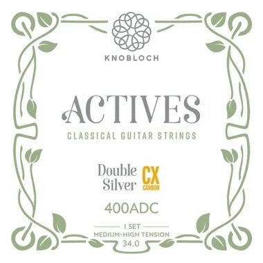 Knobloch Actives Double Silver CX Carbon 400ADC Medium-High Tension struny do gitary klasycznej