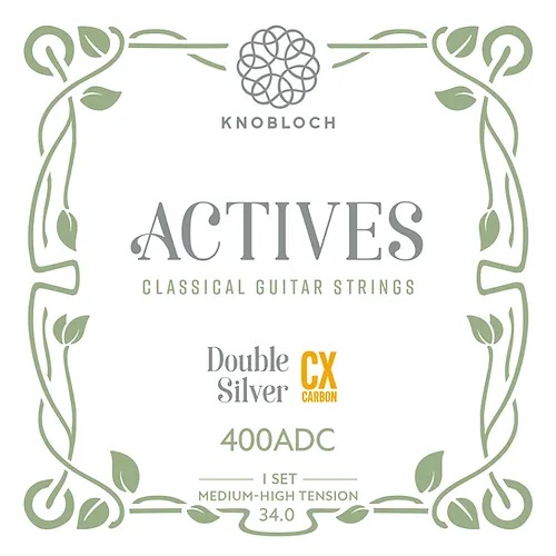 Knobloch Actives Double Silver CX Carbon 400ADC Medium-High Tension struny do gitary klasycznej
