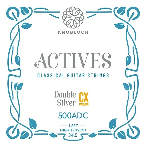 Knobloch Actives Double Silver CX Carbon 500ADC High Tension struny do gitary klasycznej
