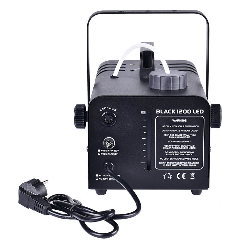 Light4Me Black 1200 LED wytwornica dymu, mgły z podświetlaniem LED - obrazek 2
