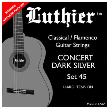 Luthier Set 45 Concert Dark Silver struny do gitary klasycznej Hard