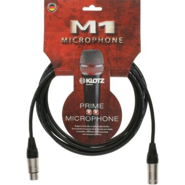 Klotz M1K1FM0300 przewód mikrofonowy XLR-XLR 3m czarny