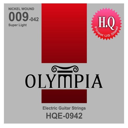 Olympia HQE-0942 struny do gitary elektrycznej 09-42