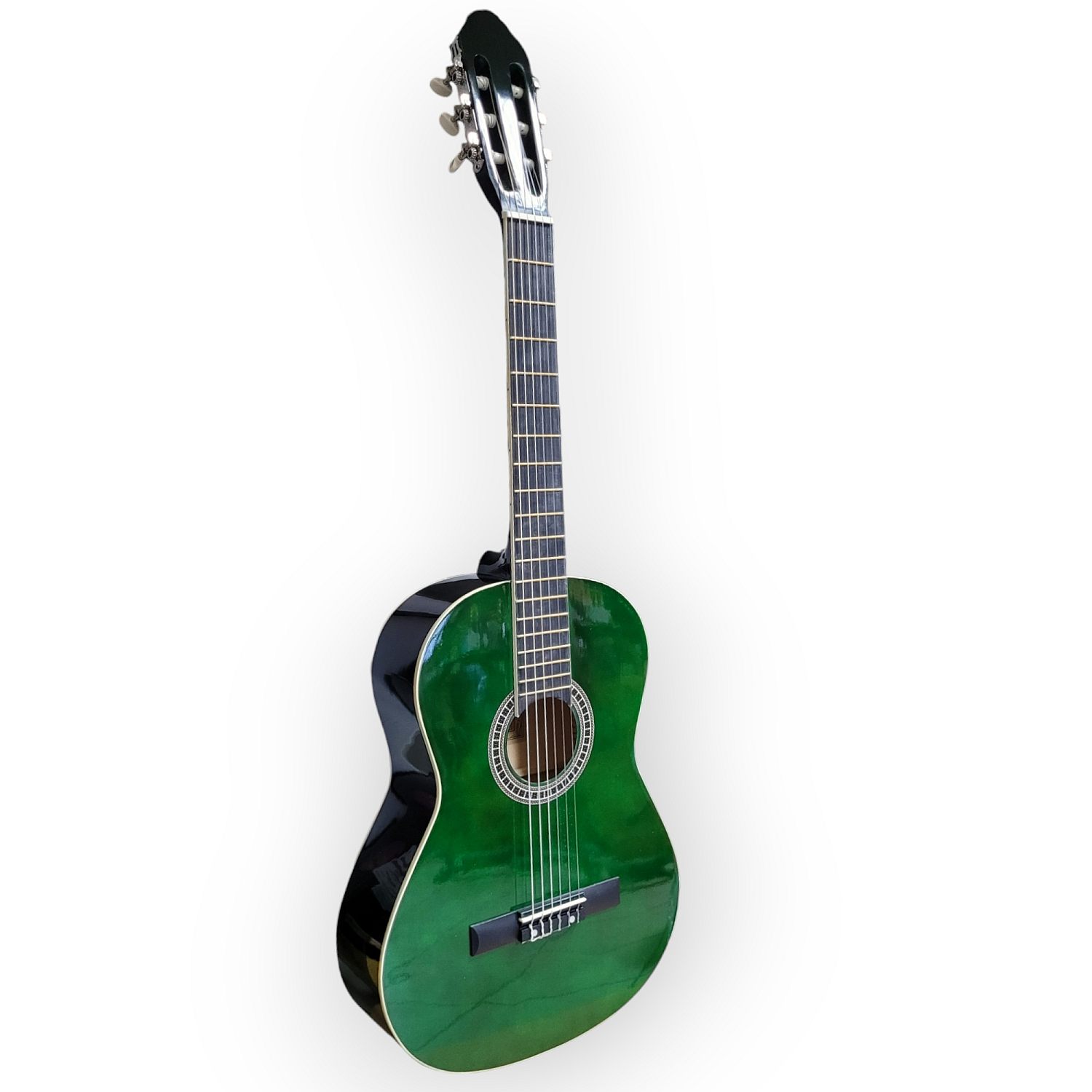 Prima CG-1 Green Burst gitara klasyczna 4/4 kolor zielony - obrazek 2