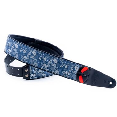 RightOn Straps Steady series Mojo DAISY Blue pas do gitary