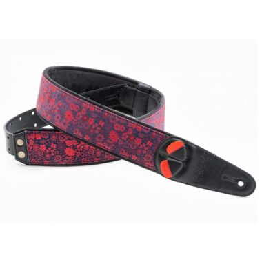 RightOn Straps Steady series Mojo DAISY Red pas do gitary