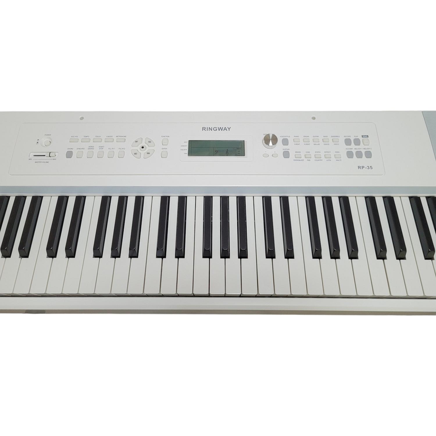 Ringway RP35 WH pianino cyfrowe ze statywem kolor biały - obrazek 3