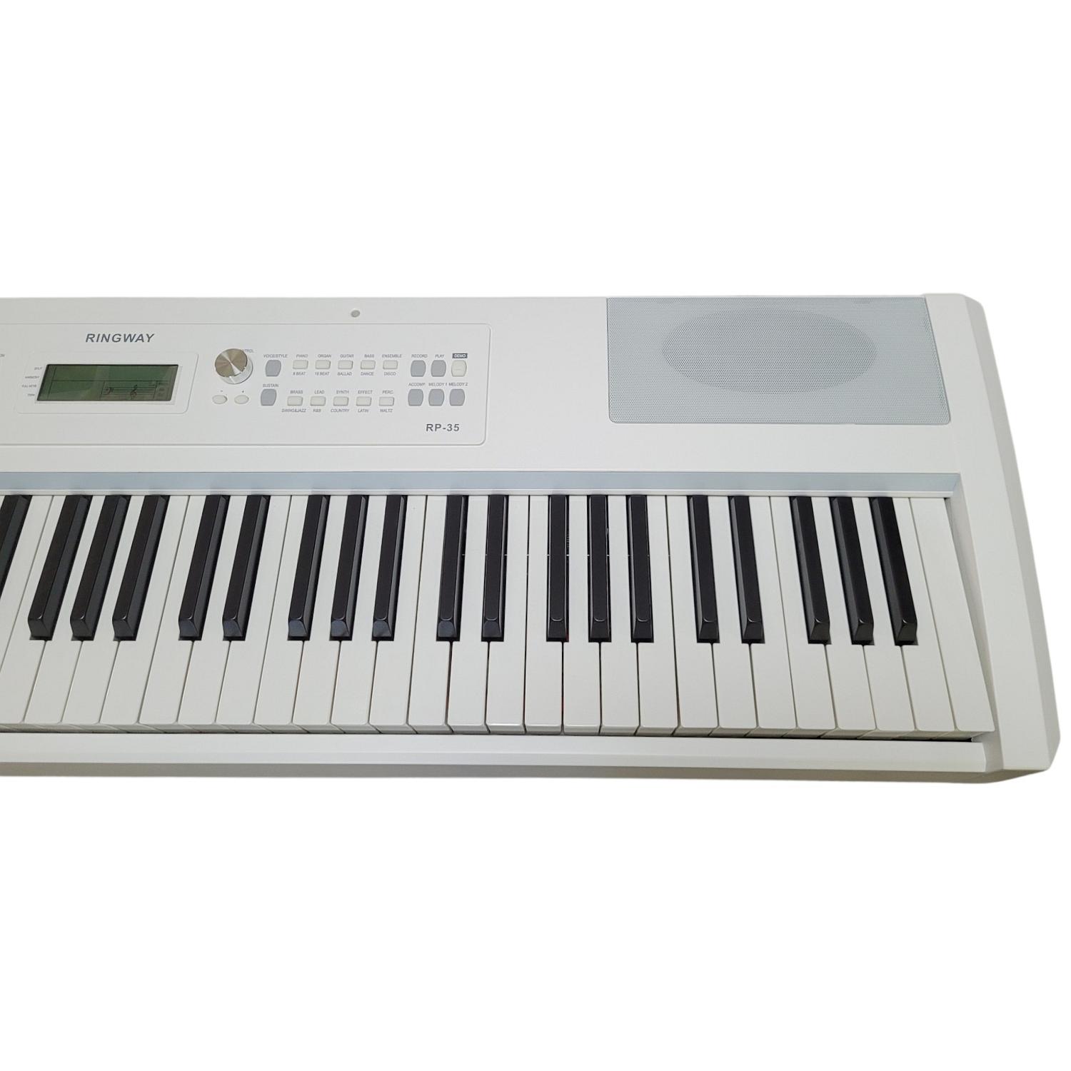 Ringway RP35 WH pianino cyfrowe ze statywem kolor biały - obrazek 4