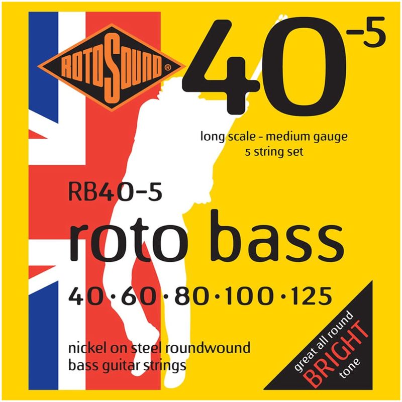 Rotosound RB40-5 struny do gitary basowej 5-strunowej 40-125