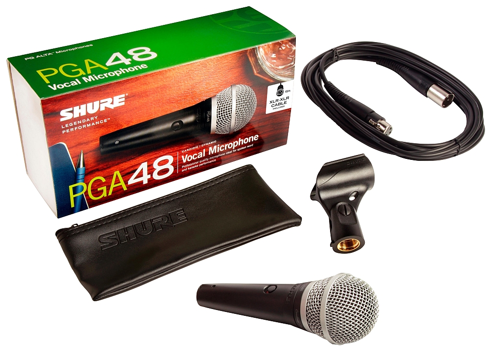 Shure PGA 48 XLR mikrofon dynamiczny z przewodem - obrazek 2