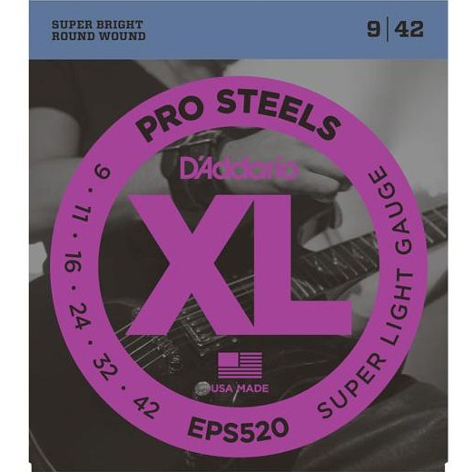 D'Addario EPS520 struny do gitary elektrycznej 9 - 42