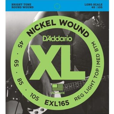 D'Addario EXL165 struny do gitary basowej Long Scale 45-105