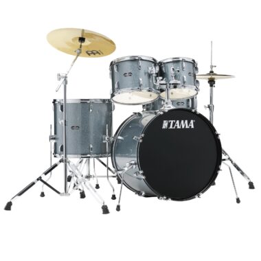Tama Stagestar ST52H5-SEM + Talerze Meinl + Hardware + Stołek – Sea Blue Mist Zestaw perkusyjny