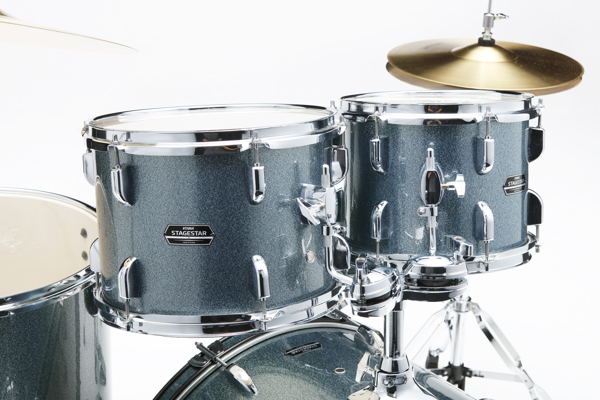 Tama Stagestar ST52H5-SEM + Talerze Meinl + Hardware + Stołek – Sea Blue Mist Zestaw perkusyjny - obrazek 4